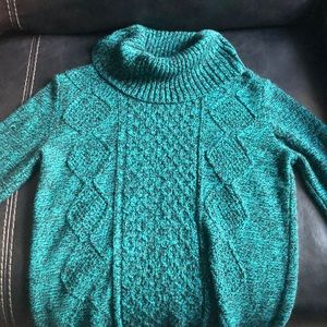 Faded Glory turquoise sweater 8/10